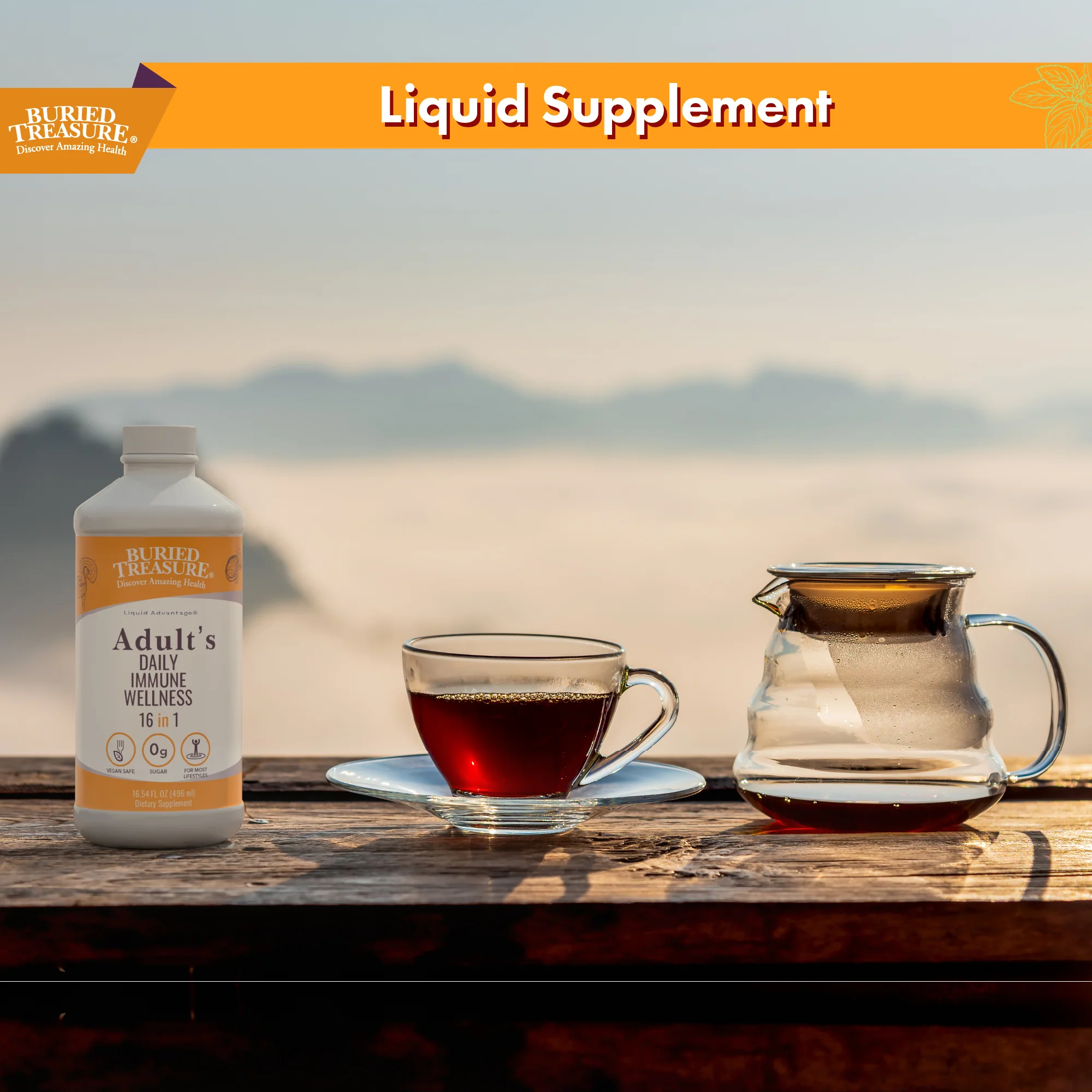 Buried Treasure Liquid Nutrients®  Adult Daily Immune Wellness – Liquid Supplement with Vitamin C and Antioxidants - Image 7