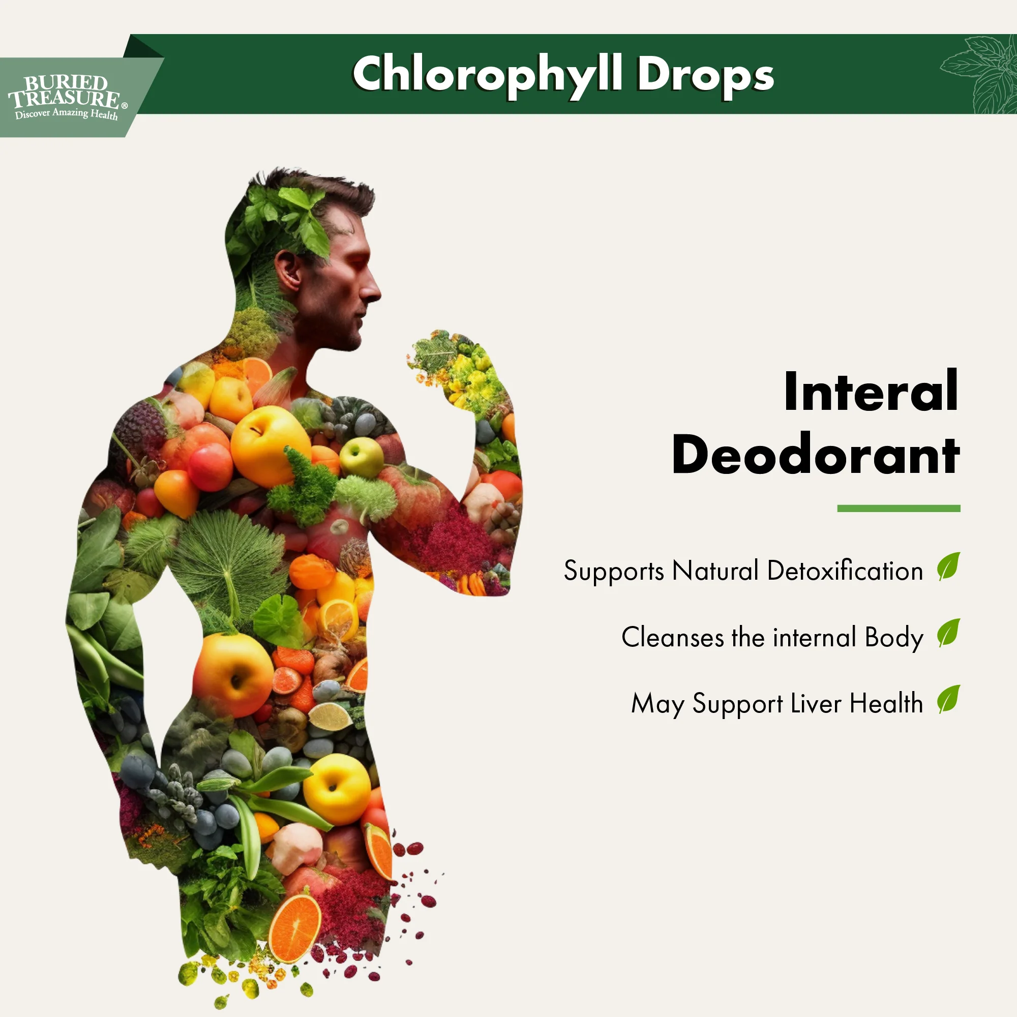Buried Treasure Liquid Nutrients Chlorophyll Drops, 50 mg per Serving, 2 oz (30 Servings) - Image 4