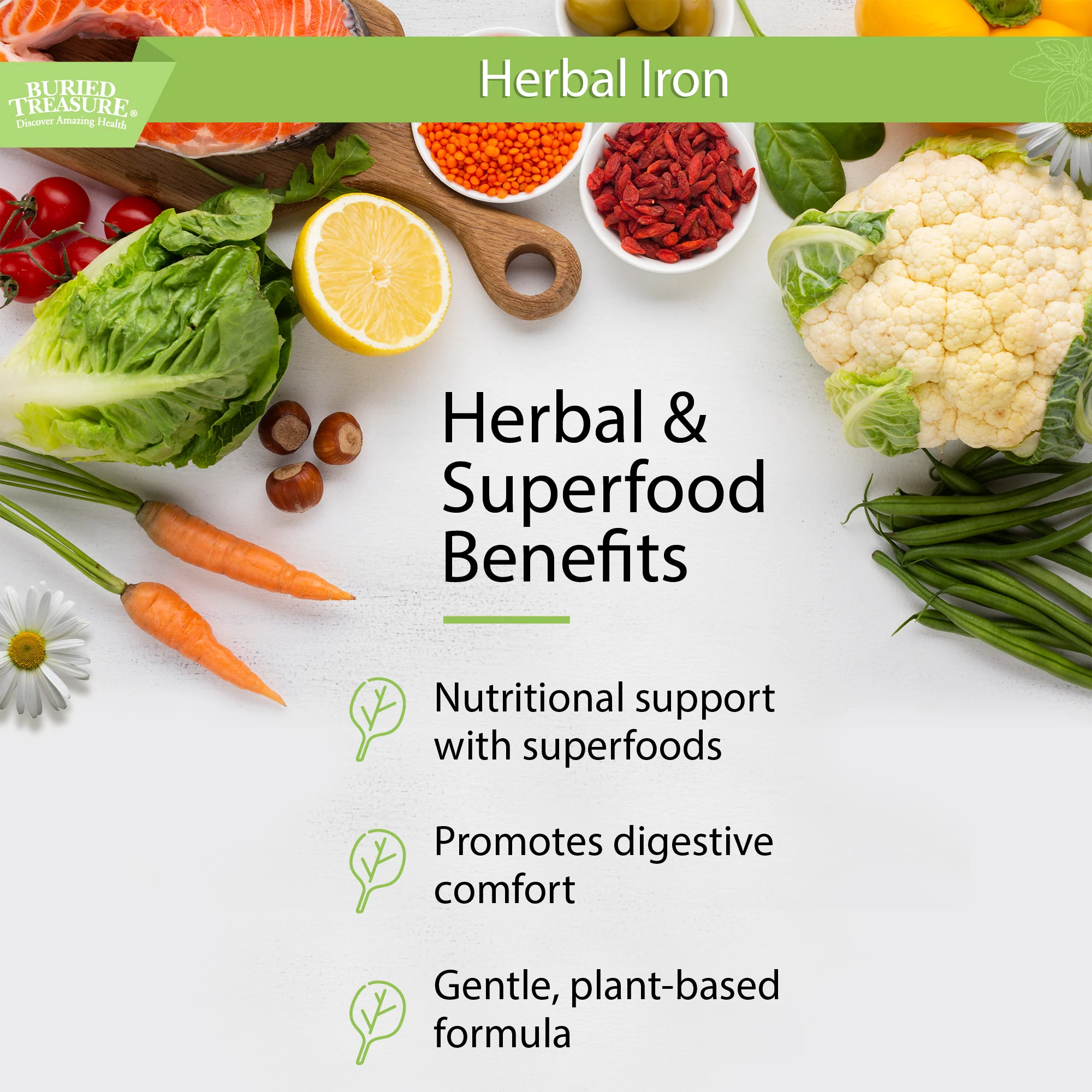 Herbal Iron – Liquid Iron Supplement with Vitamins & Herbs, 16 oz (48 Servings)amz - Image 3